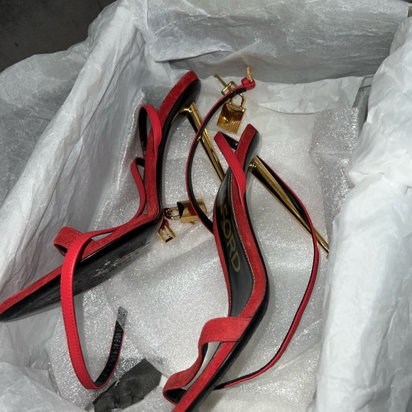 TOMFORD PADLOCK HEELS. EU 39.5 - Picture 5 of 7